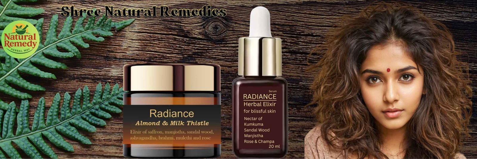 Radiance Milk thistle face cream and serum for healthy and glowing skin